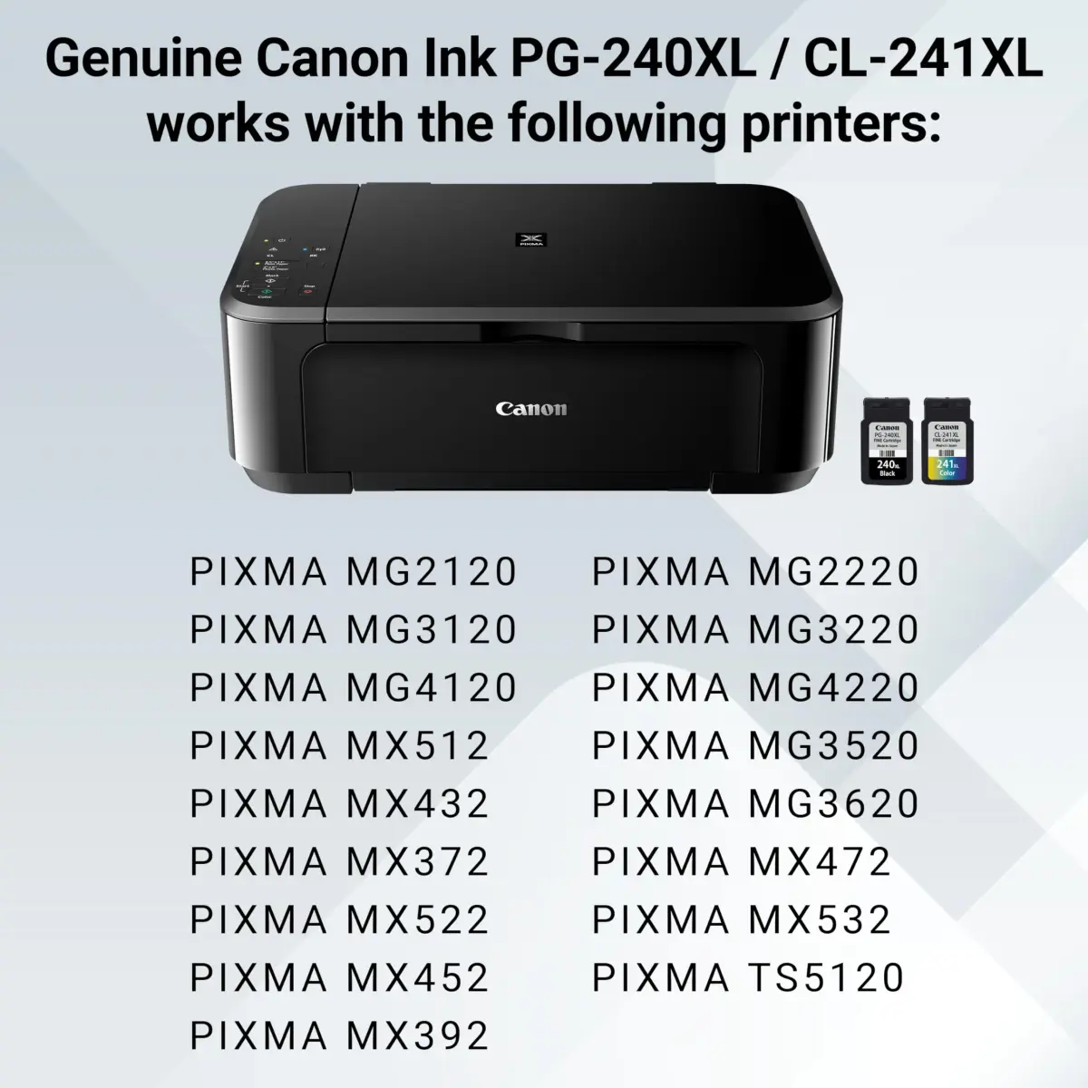 Canon PG-240 XL / CL-241 XL Value Pack (2 Cartridges) — Black & Color Ink | 300 Pages Black, 400 Pages Color - view 5