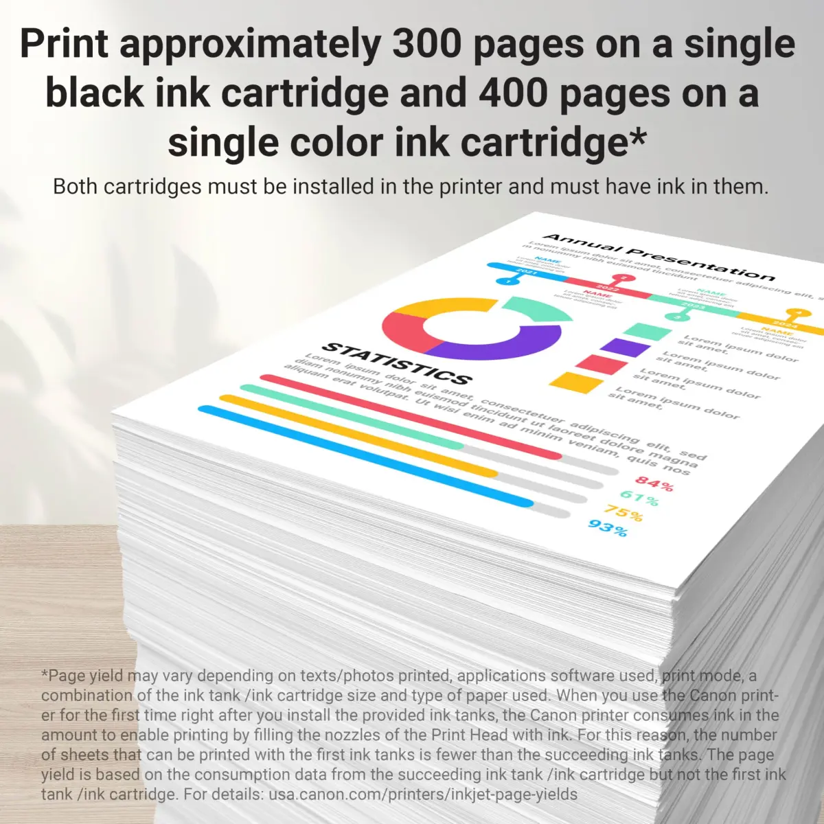 Canon PG-240 XL / CL-241 XL Value Pack (2 Cartridges) — Black & Color Ink | 300 Pages Black, 400 Pages Color - view 2
