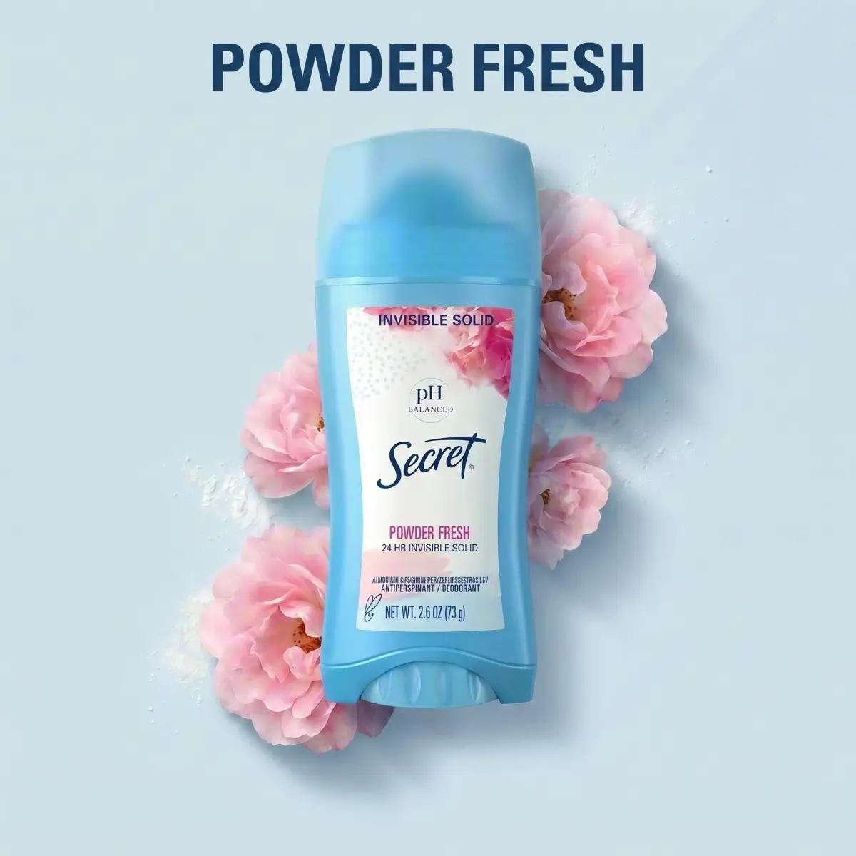 Secret Powder Fresh Invisible Solid Antiperspirant for Women 2.6 oz (73.7 g) | 24hr Sweat & Odor Protection - view 7