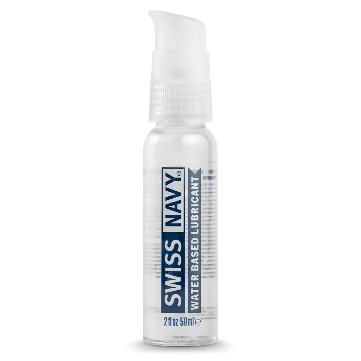 Swiss Navy Water-Based Lubricant - 2 oz | Gel with Slickness & Travel-Friendly Locking Pump - main product image