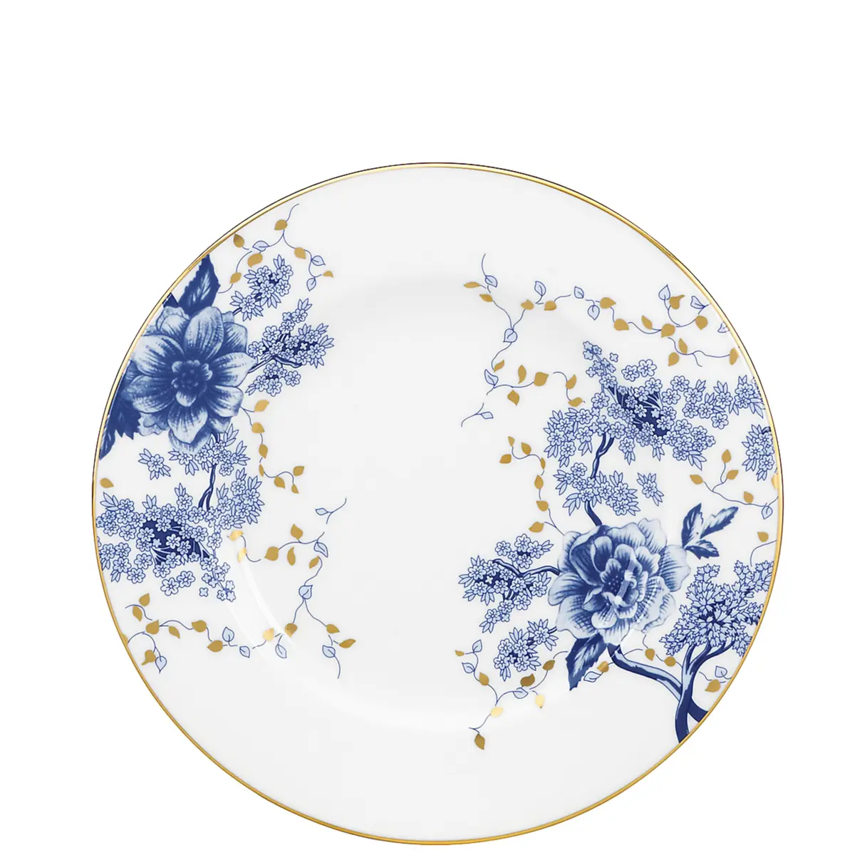 Lenox Garden Grove Salad Plate | 8 Inch Bone China with Gold Trim, Elegant Floral Design - main product image