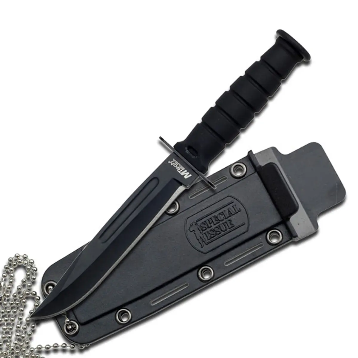 MTECH USA Fixed Blade Knife, Clip Point, 3.25" Blade | Concealed Neck Carry, Durable Stainless Steel - main product image