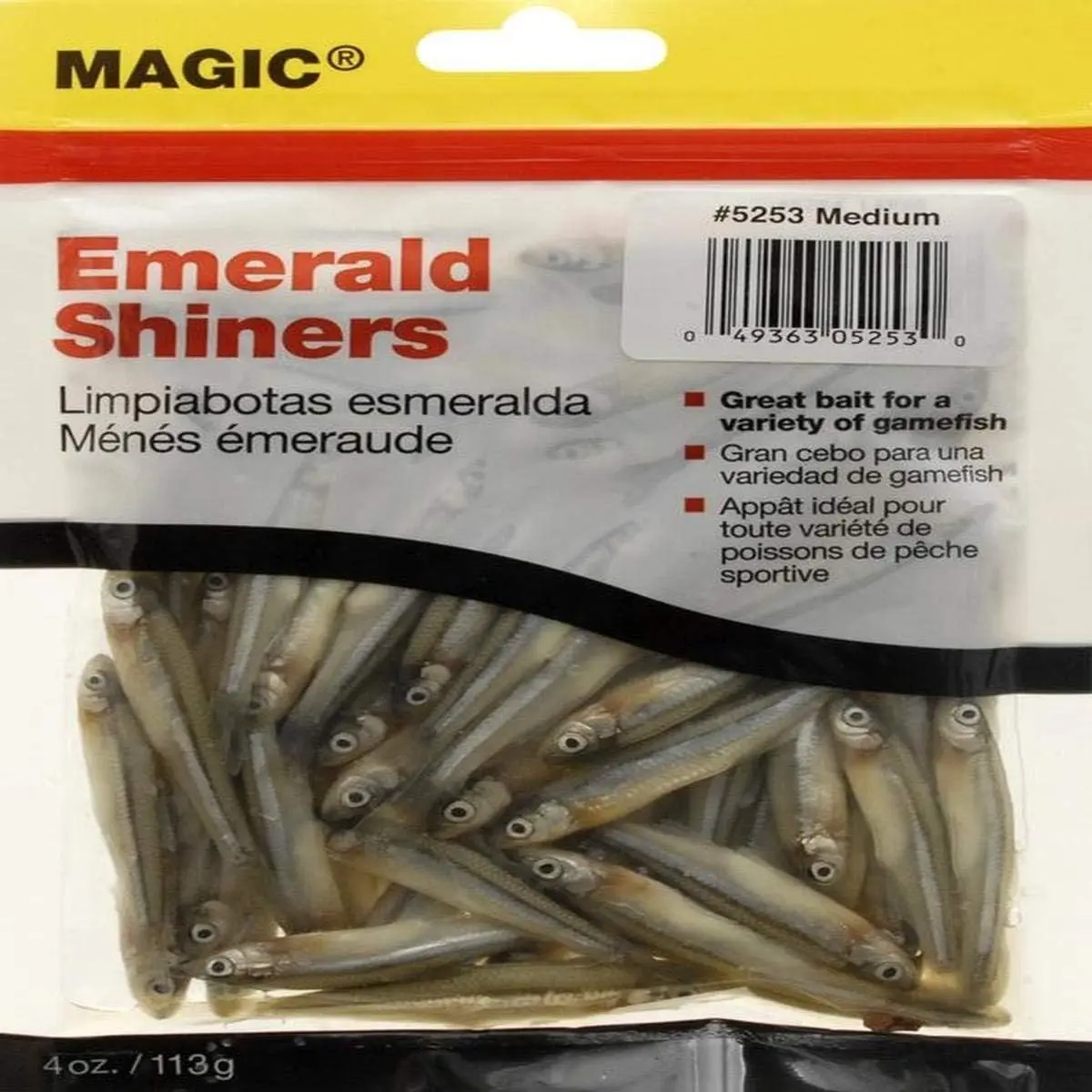 MAGIC Preserved Minnows Fishing Bait Medium/4-Ounce | Life-Like Fish Bait for Game Fish - main product image