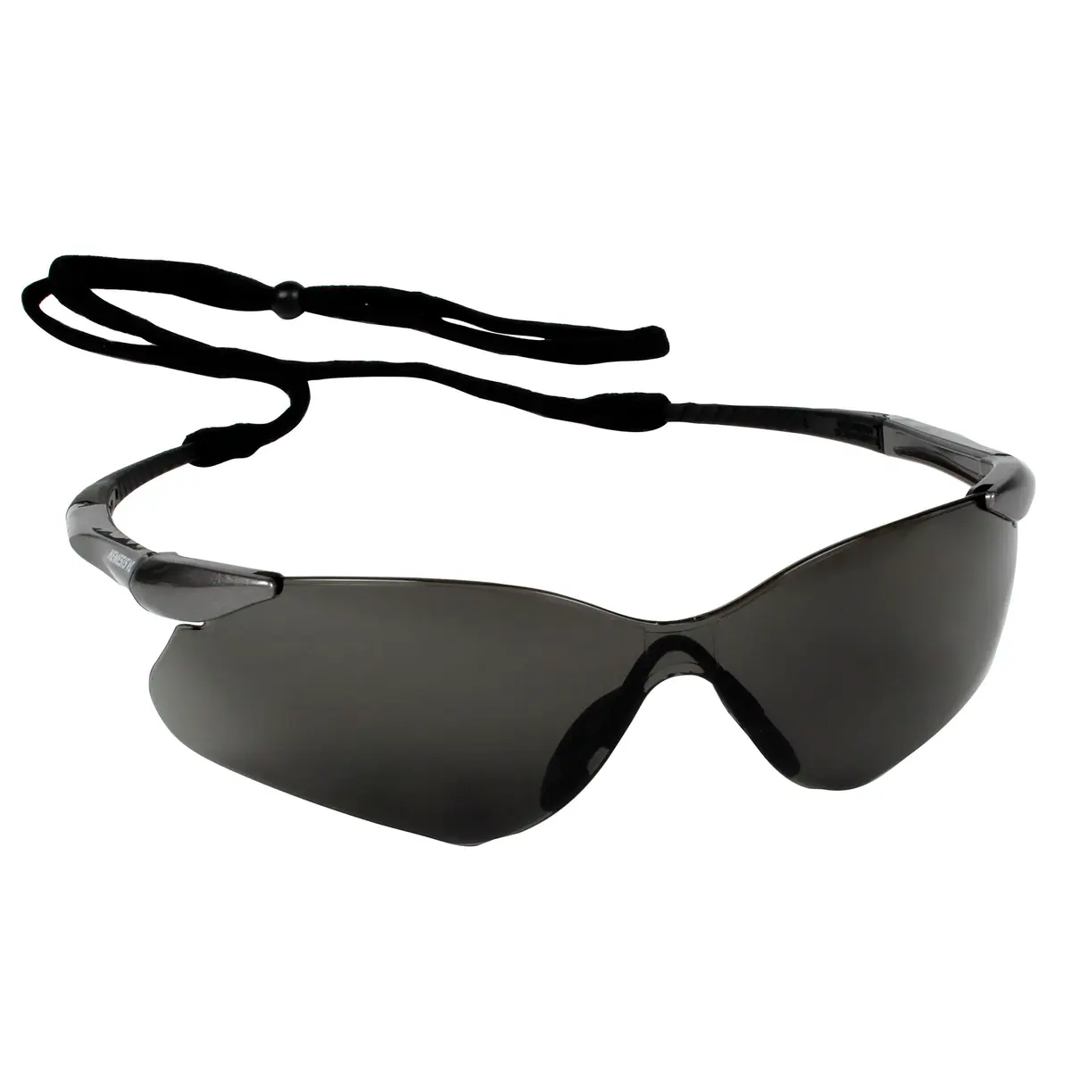 KleenGuard Nemesis VL Safety Sunglasses (25704), Frameless UV Protection, Smoke Lens, 12 Pairs | Lightweight, Impact-Resistant - main product image