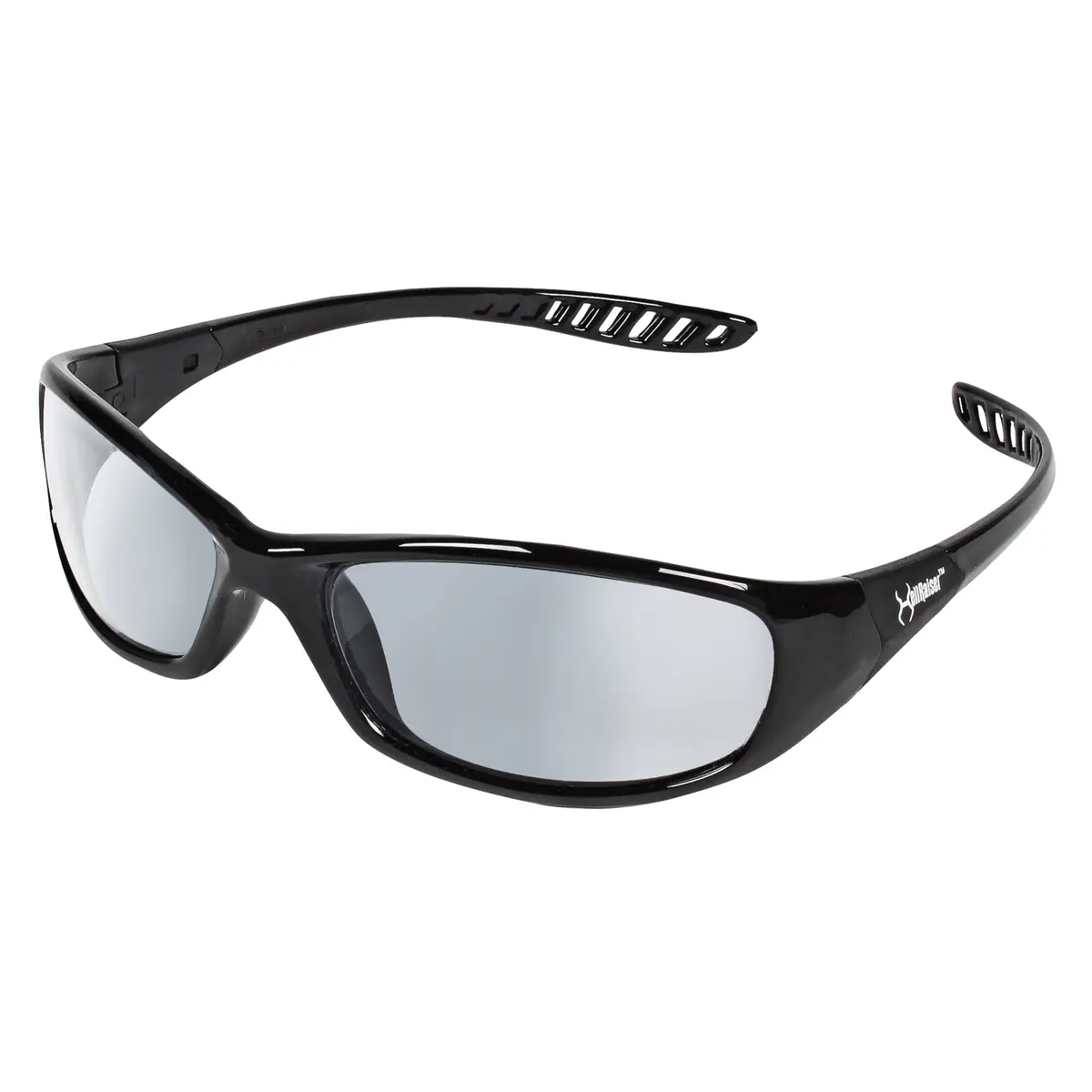 KleenGuard V40 Hellraiser Safety Glasses 12 Pairs | Indoor/Outdoor Lens, Black Frame, ANSI Z87.1+ Certified - main product image