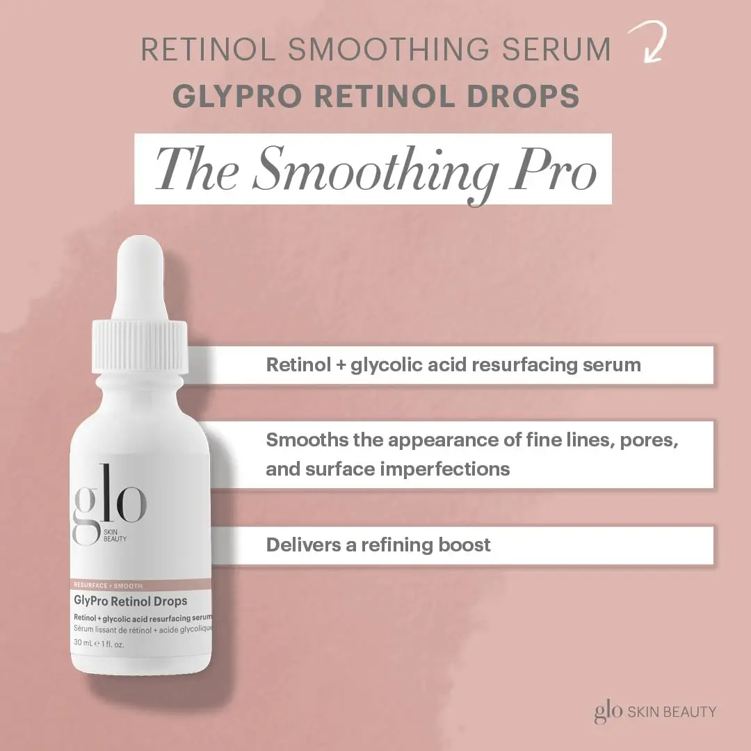 Glo Skin Beauty GlyPro Retinol Face Serum 1 oz | Anti-Aging & Glycolic Exfoliation - view 4