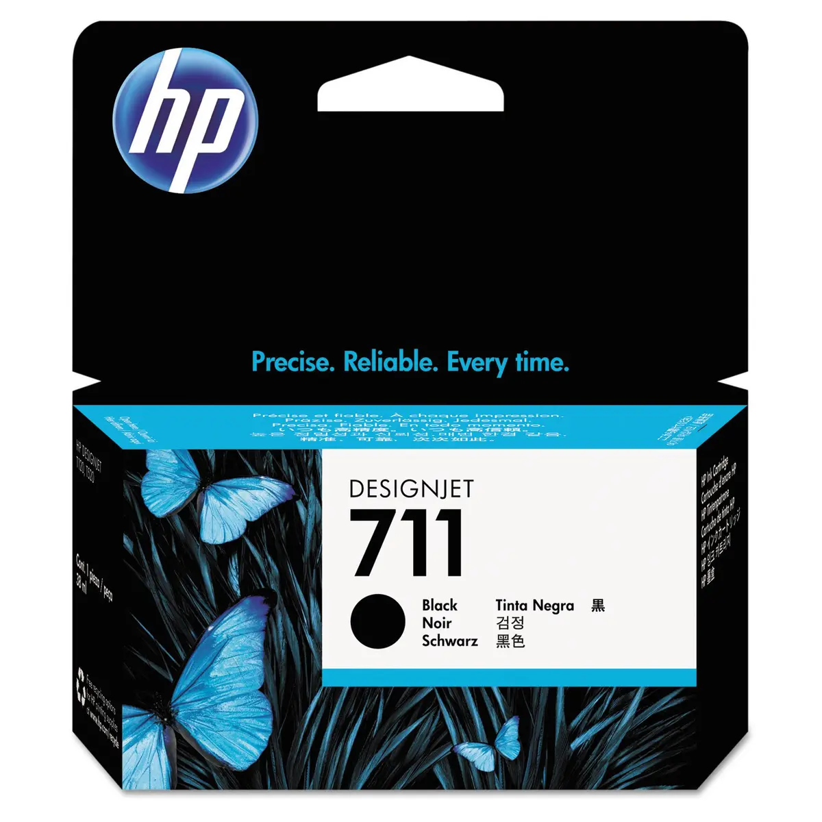 HP DesignJet Ink Cartridge CZ129A 38-ml Black | Genuine, Water-Resistant, for Large Format Plotters - main product image