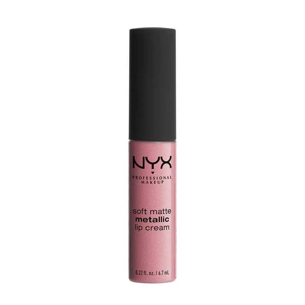 NYX PROFESSIONAL MAKEUP Soft Matte Metallic Lip Cream Liquid Lipstick Milan 6.5ml (0.22 Fl Oz) | PETA-Certified Cruelty-Free Metallic Matte Finish - main product image