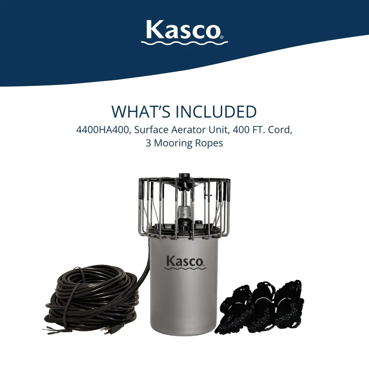 Kasco Surface Aerator 1HP 240V | Efficient Lake & Pond Circulation, 400 ft Power Cord - view 2
