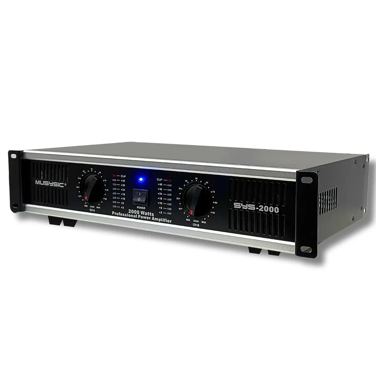 MUSYSIC Power Amplifier 2000 Watts | 2 Channel PA Amplifier for Speakers in India - main product image