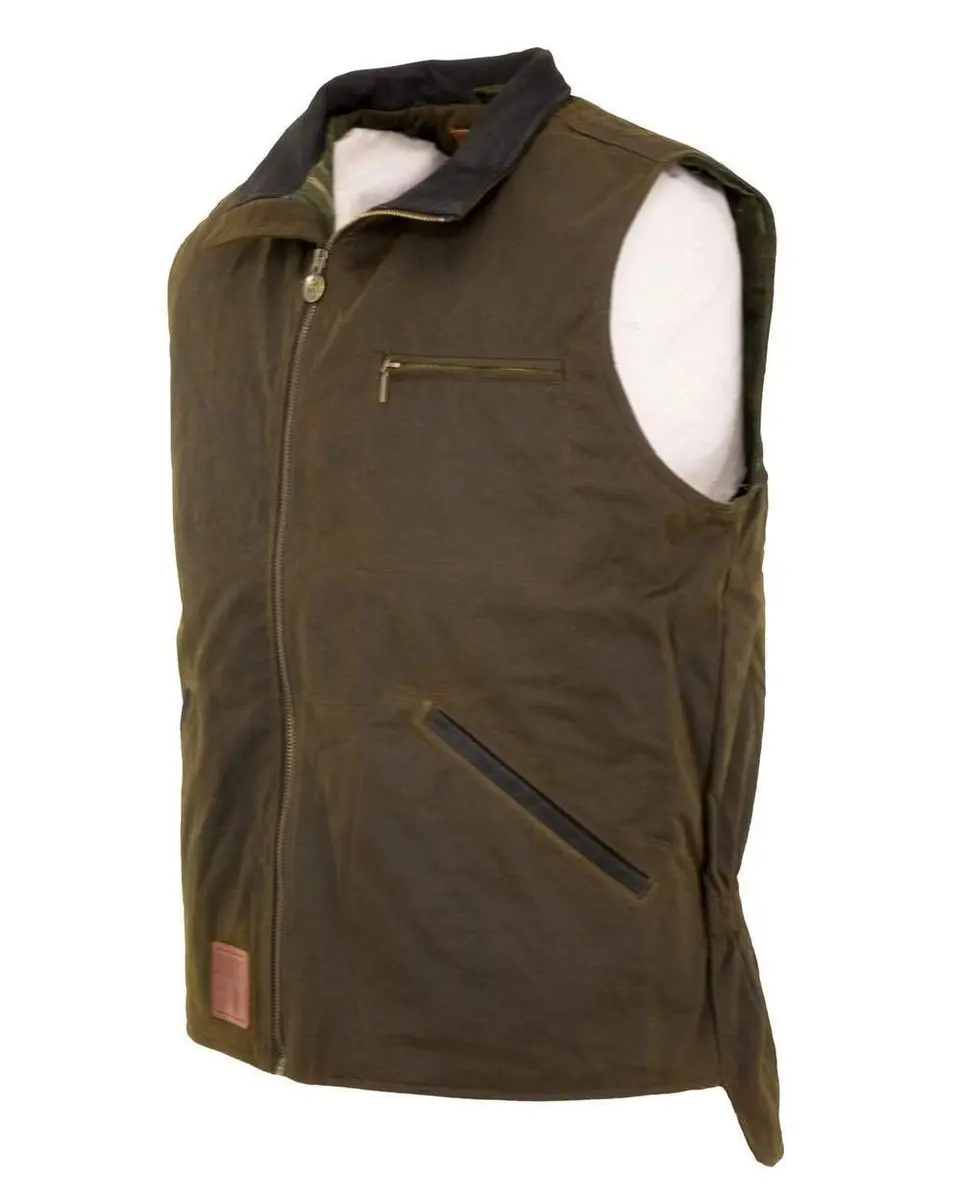 Outback Trading Company Sawbuck Oilskin Western Vest X-Large | Waterproof & Breathable, Classic Style - view 2