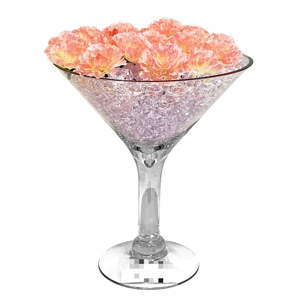 WGVI WGV Martini Glass Vase, Open 9" | Elegant Handblown Glass Centerpiece - view 4