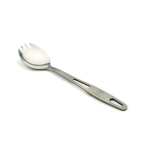 TOAKS Titanium Spork Silver | Ultralight Camping Flatware, 168mm - main product image