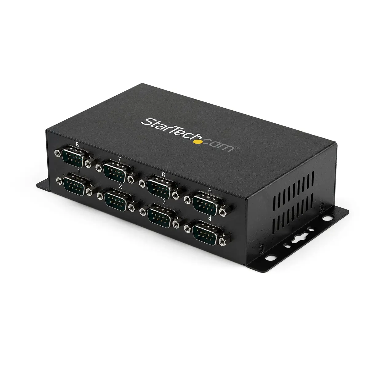 StarTech.com 8-Port USB to Serial RS232 Hub, Industrial, TAA (ICUSB2328I) | Rugged Metal Enclosure, COM Port Retention, Plug & Play - main product image
