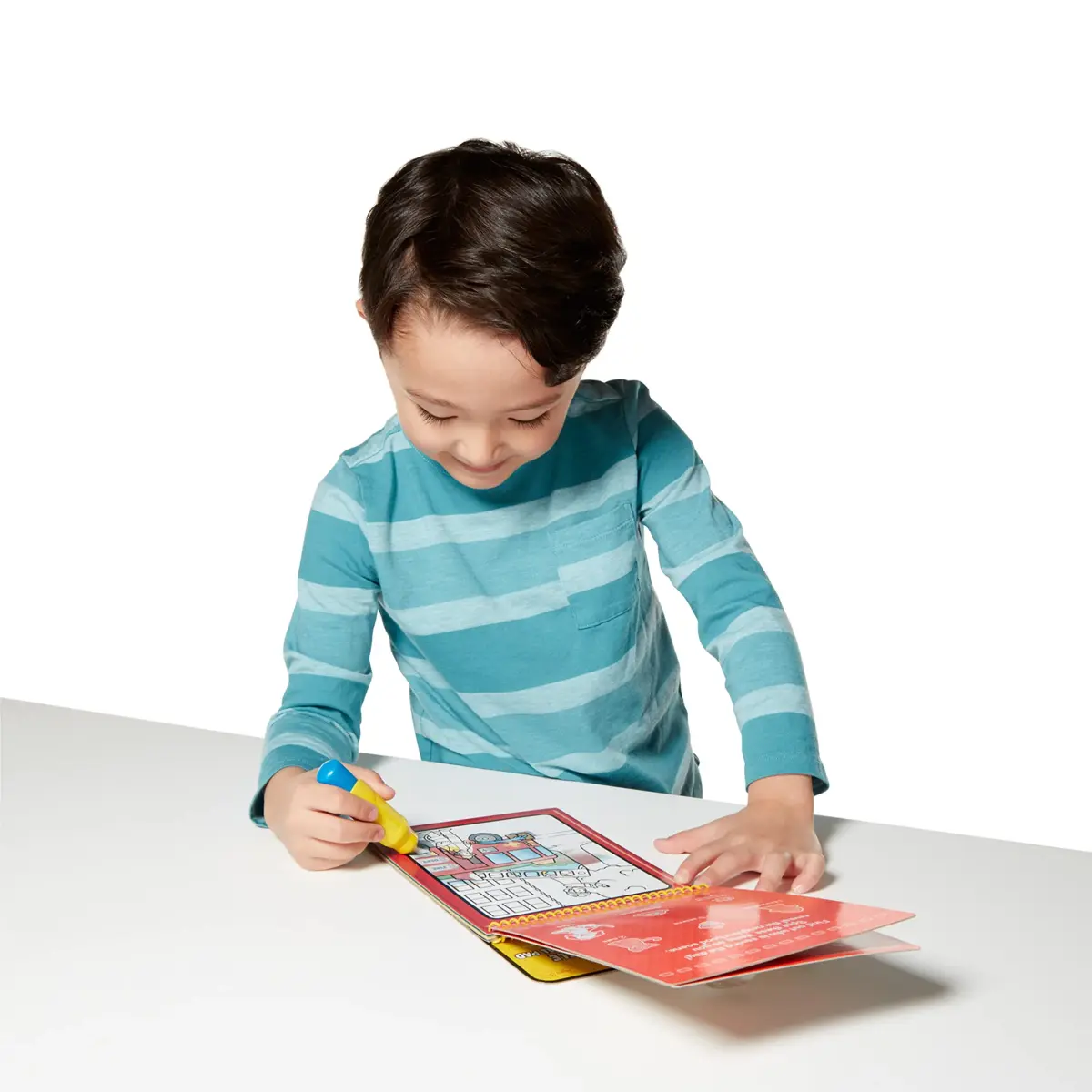 Melissa & Doug On The Go Water Wow! Mess Free Coloring Book Vehicles 25.4cm (10in) | FSC Certified Activity Pad - view 3
