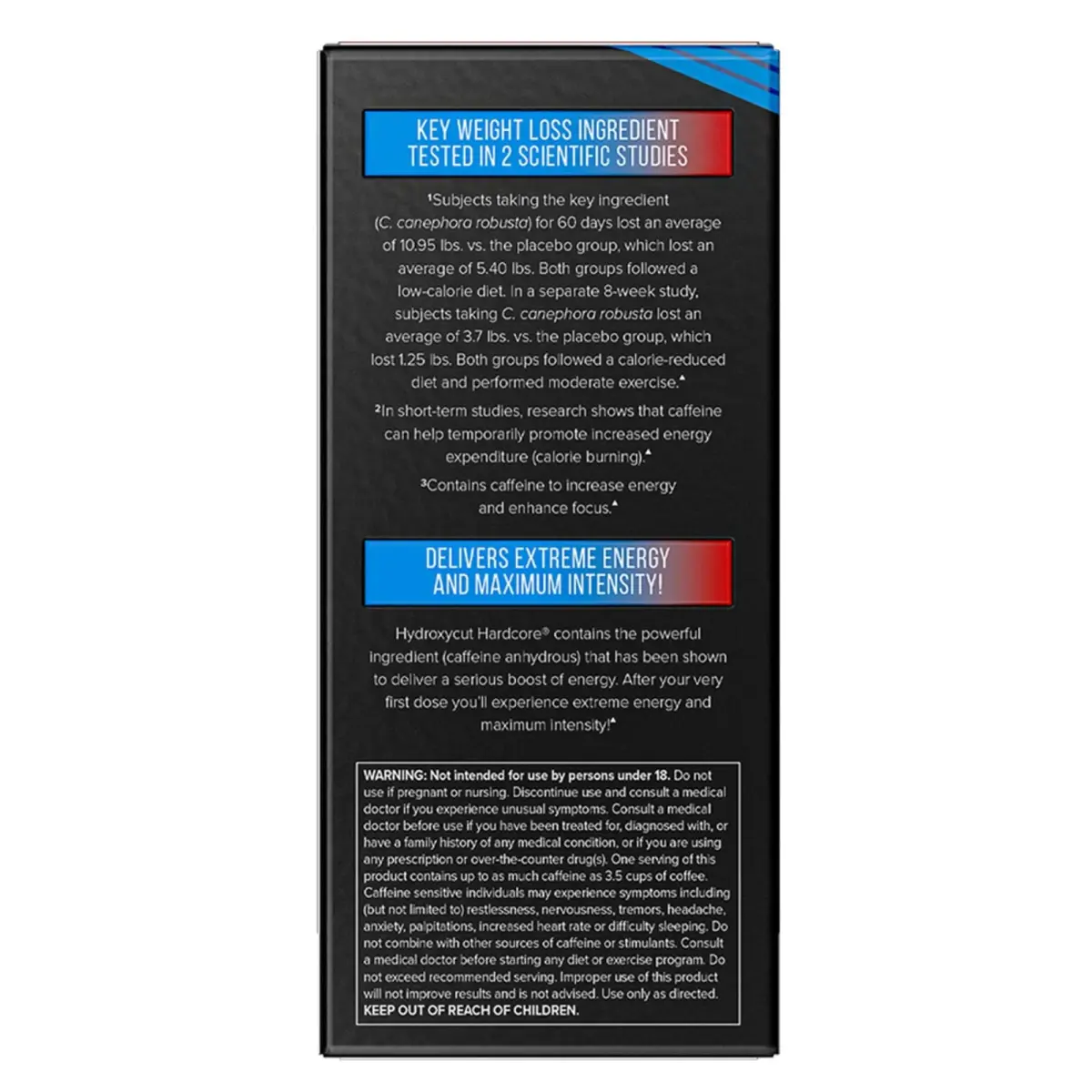 Hydroxycut Hardcore Thermogenic Supplement 60 Capsules | Metabolism Support with 265mg Caffeine - view 7