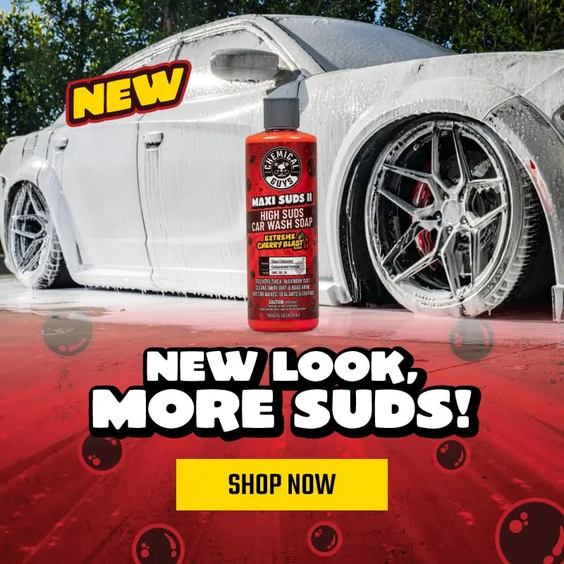 Chemical Guys Maxi Suds II Foaming Car Wash Soap Cherry Scent 473ml (16 fl oz) | pH-Balanced, Wax-Safe Formula - view 8