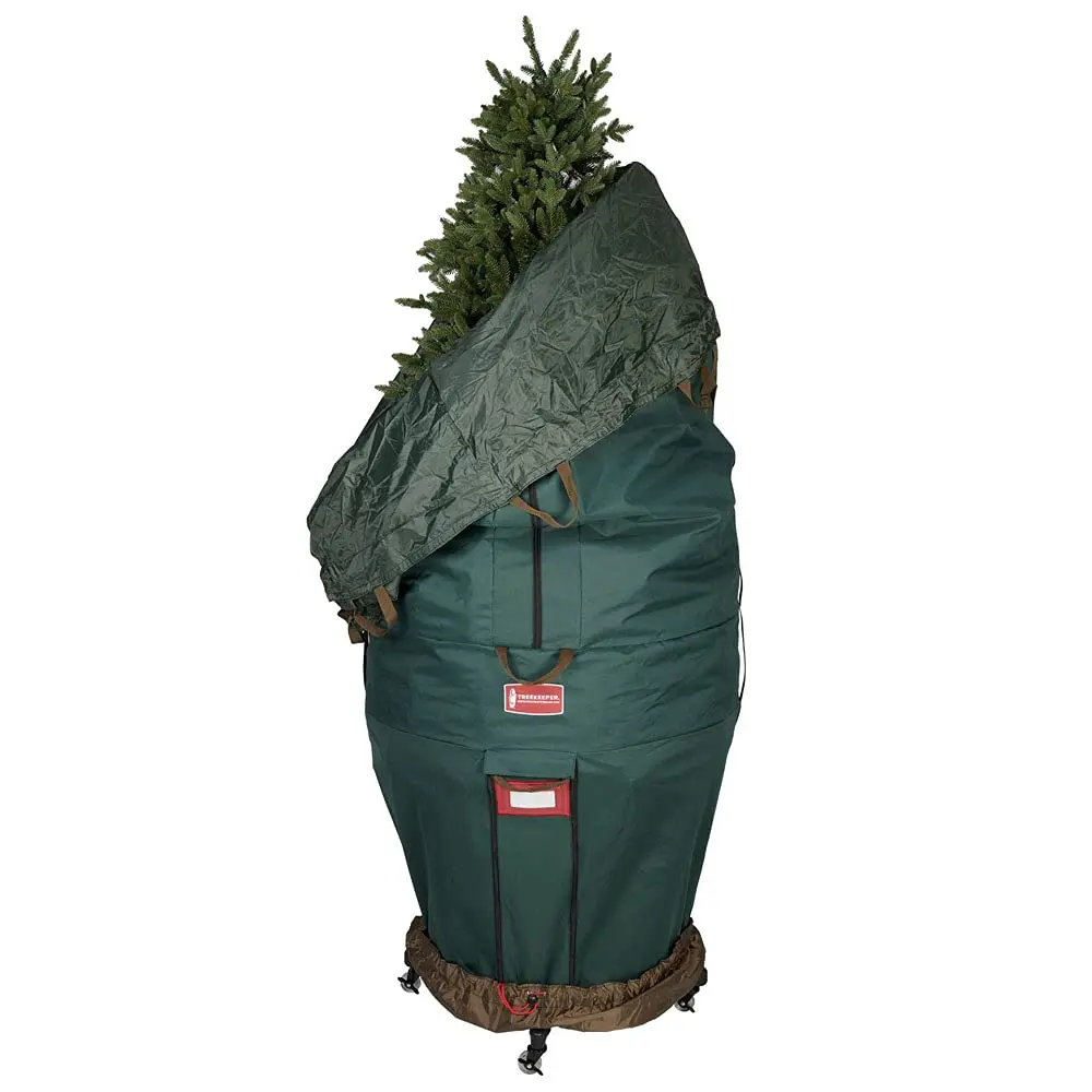 TreeKeeper Upright Tree Storage Bag for 9ft Artificial Trees | Space-Saving, Discreet, Heavy Duty Handles - main product image