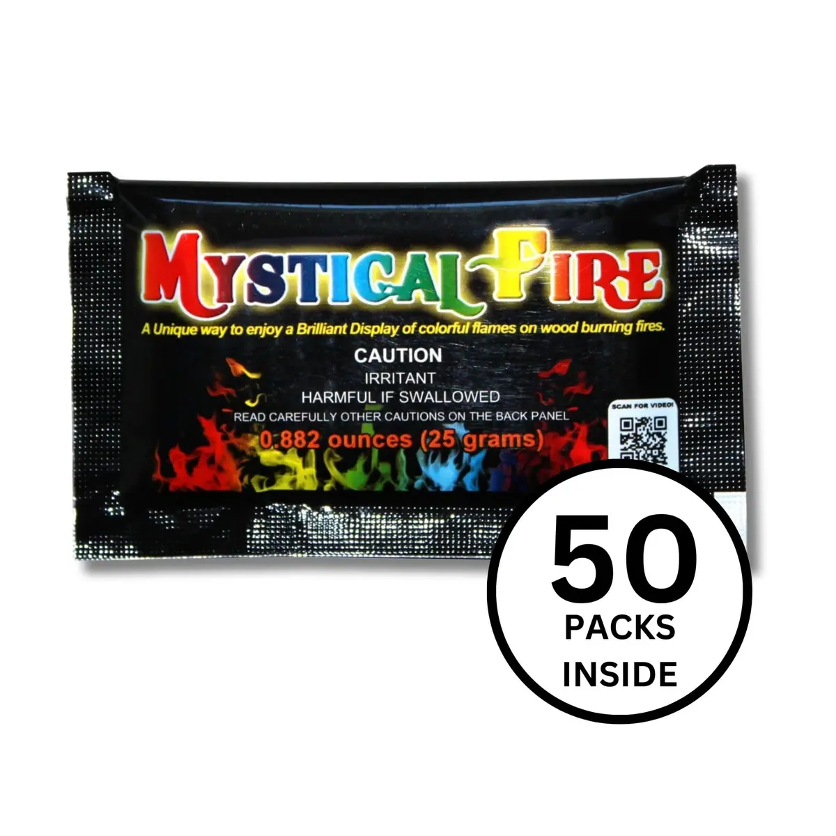 Mystical Fire Color Changing Packets – 24 Pack | Vibrant Flames for Outdoor Fire Pits & Campfires - view 2