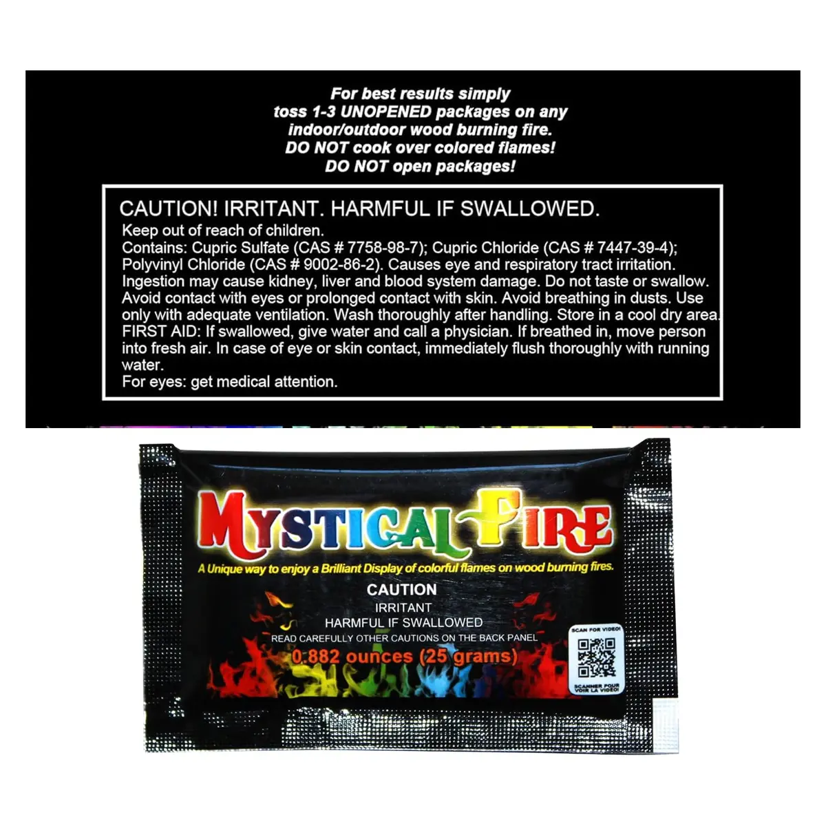 Mystical Fire Color Changing Packets – 24 Pack | Vibrant Flames for Outdoor Fire Pits & Campfires - view 3