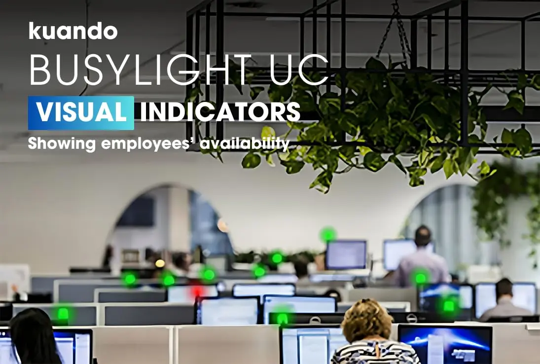 Kuando Busylight UC Alpha Presence Light & Ringer 12.7cm (5") | Free Software for Teams, Zoom, Skype - view 9