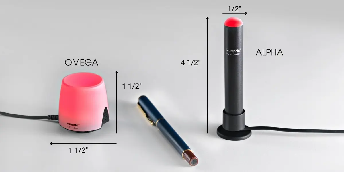 Kuando Busylight UC Alpha Presence Light & Ringer 12.7cm (5") | Free Software for Teams, Zoom, Skype - view 5