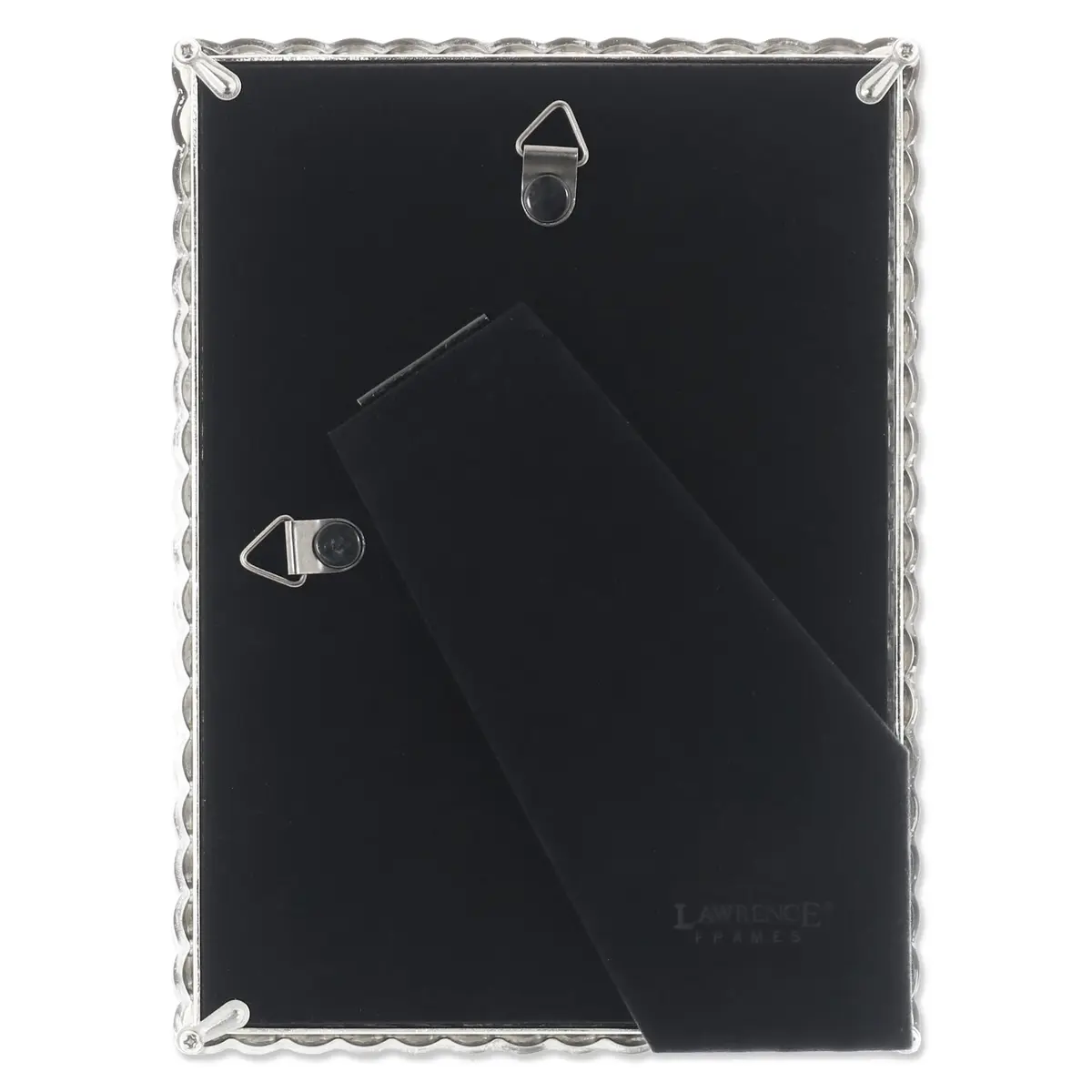 Lawrence Frames Metal Frame, Rope Design, Silver, 5x7 | Elegant Wall & Tabletop Decor - view 2