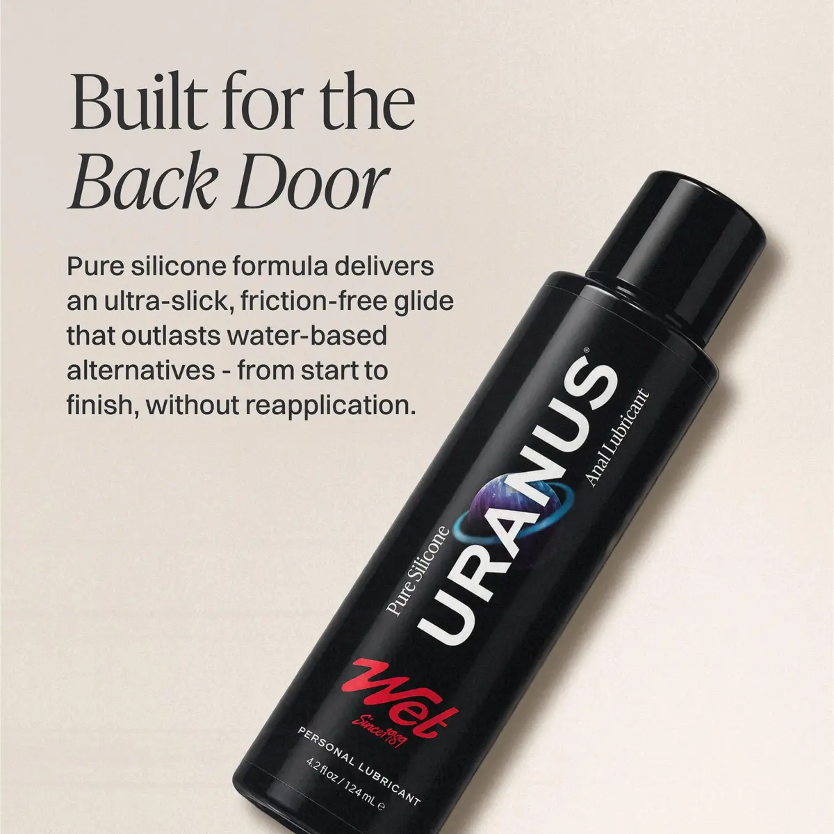 Wet Uranus Silicone Anal Lube 9 Fl Oz | Long-Lasting, Ultra Slick, Hypoallergenic - view 3