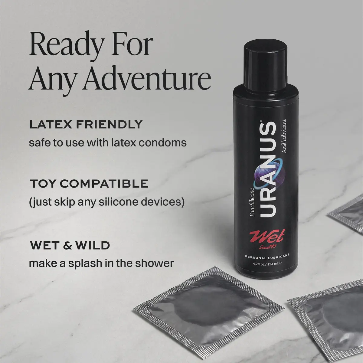Wet Uranus Silicone Anal Lube 465ml (16 Fl Oz) | Long-Lasting Glide - view 5