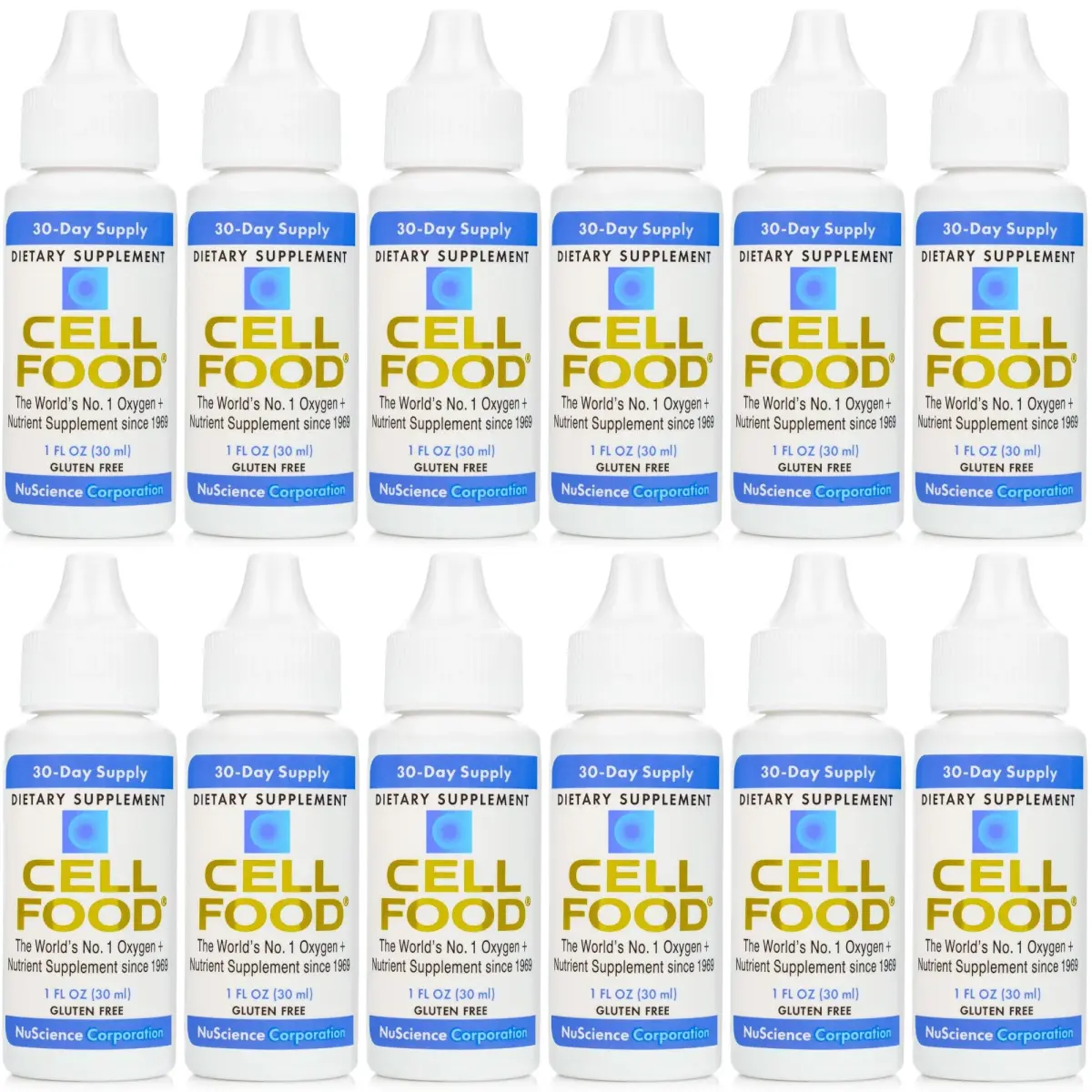 Cellfood Oxygen Boost Liquid Supplement 12 fl oz (360ml) | Gluten-Free, Kosher Certified, USA Import - main product image