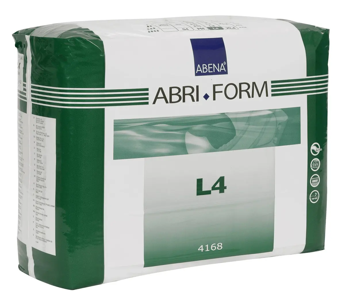 Abena Abri-Form Comfort L4 Plastic-Backed Briefs Large 36 Count | High Absorbency for All-Day Protection - view 2