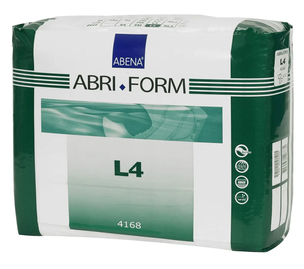 Abena Abri-Form Comfort L4 Plastic-Backed Briefs Large 36 Count | High Absorbency for All-Day Protection - view 4