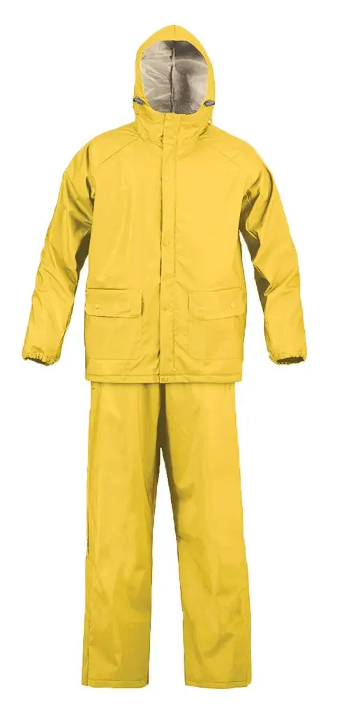 RPS Outdoors Rain Suit X-Large | PVC Waterproof Jacket & Pant Combo with Elastic Cuffs - main product image