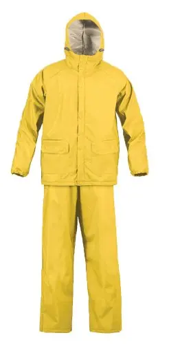 RPS Outdoors Rain Suit X-Large | PVC Waterproof Jacket & Pant Combo with Elastic Cuffs - view 3