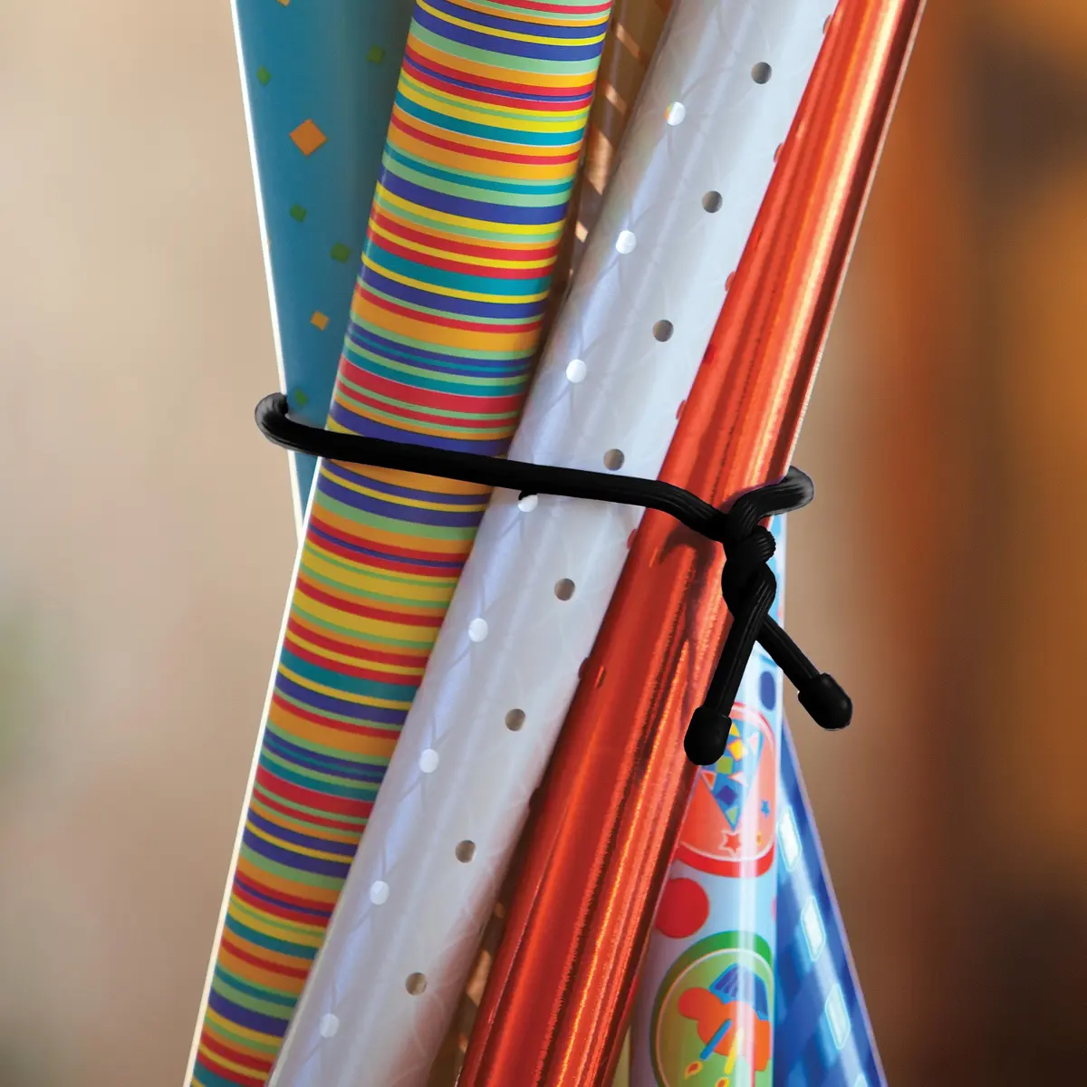 Nite Ize Original Gear Tie, 12 Pack, Assorted Colors | Versatile Reusable Twist Ties for Indoor & Outdoor Use - view 5