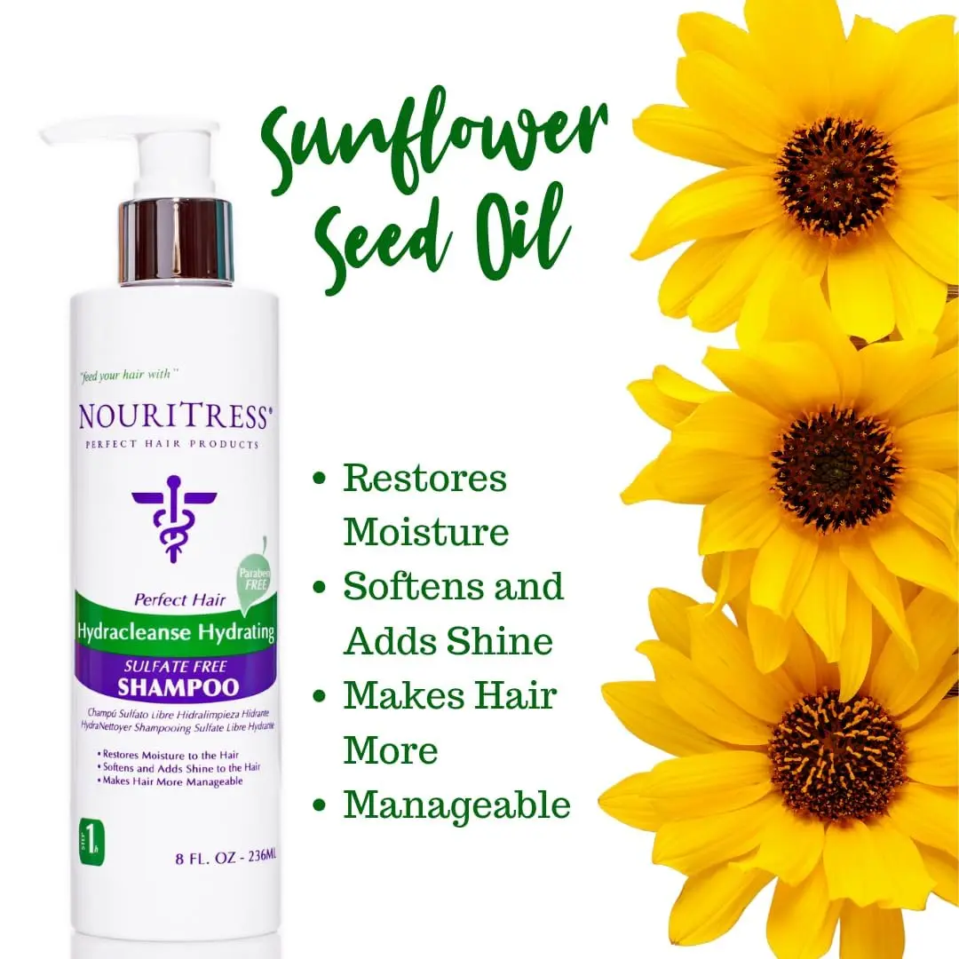 NouriTress Hydracleanse Sulfate Free Shampoo 8 fl oz | Moisturizes & Detangles, Safe for Sensitive Scalps - view 4