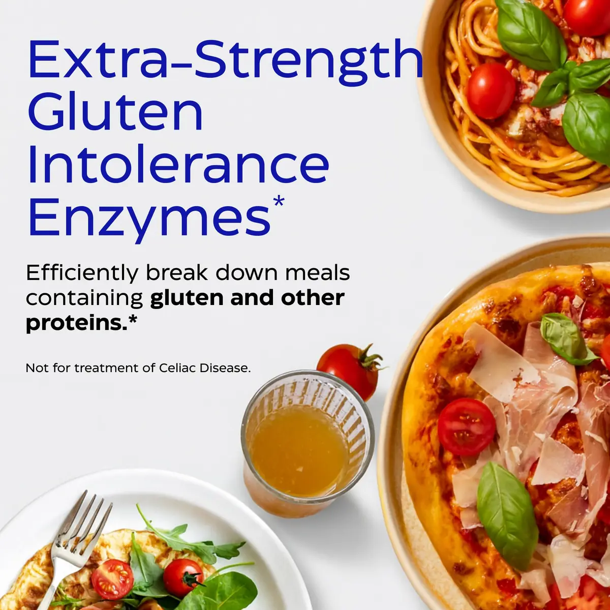 Enzymedica GlutenEase Extra Strength Digestive Enzyme Supplement 60 Capsules | Supports Gluten & Casein Digestion - view 3