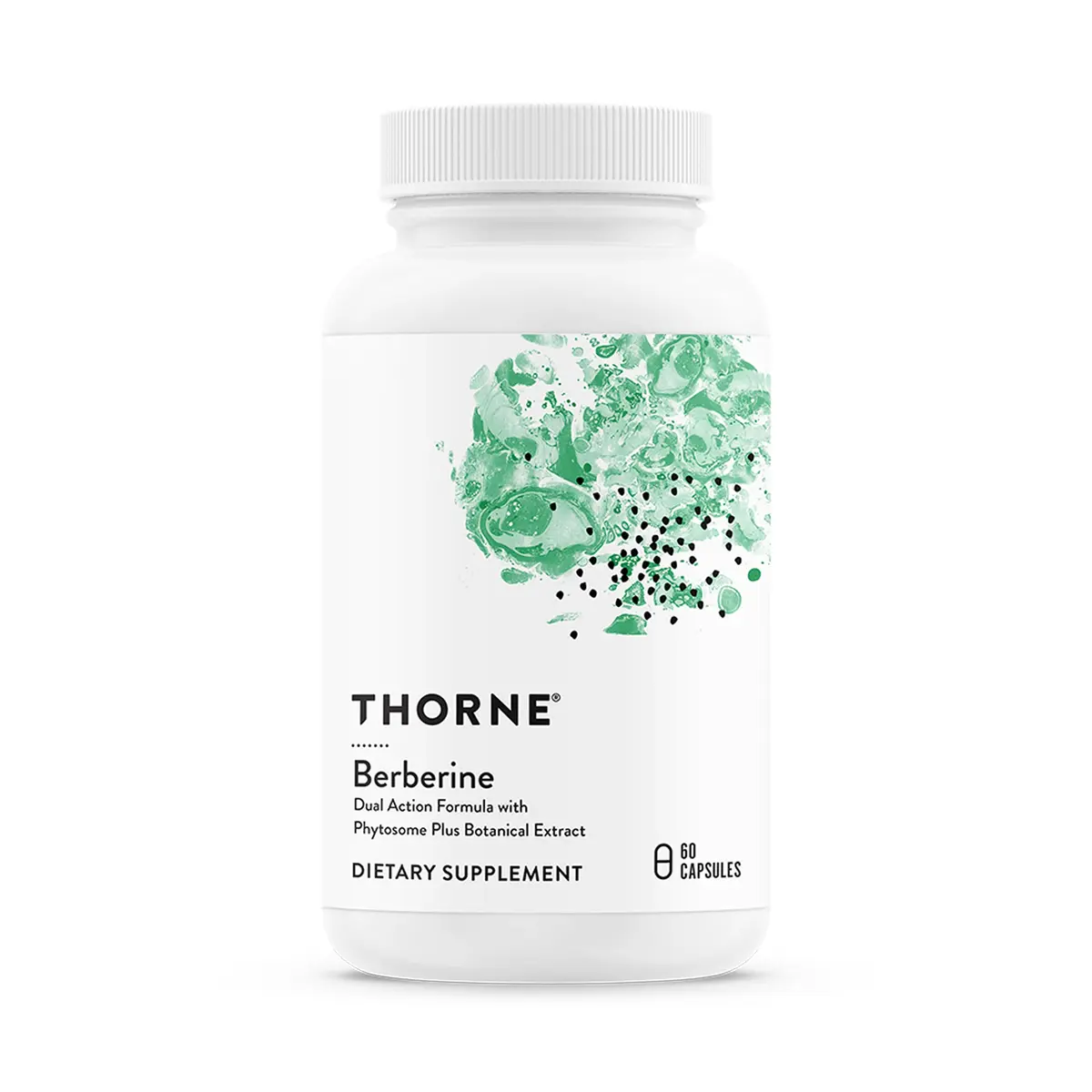 THORNE Berberine Dual Action Phytosome & HCl Formula 60 Capsules | Supports Heart Health, Immune System, Healthy GI & Cholesterol* - main product image