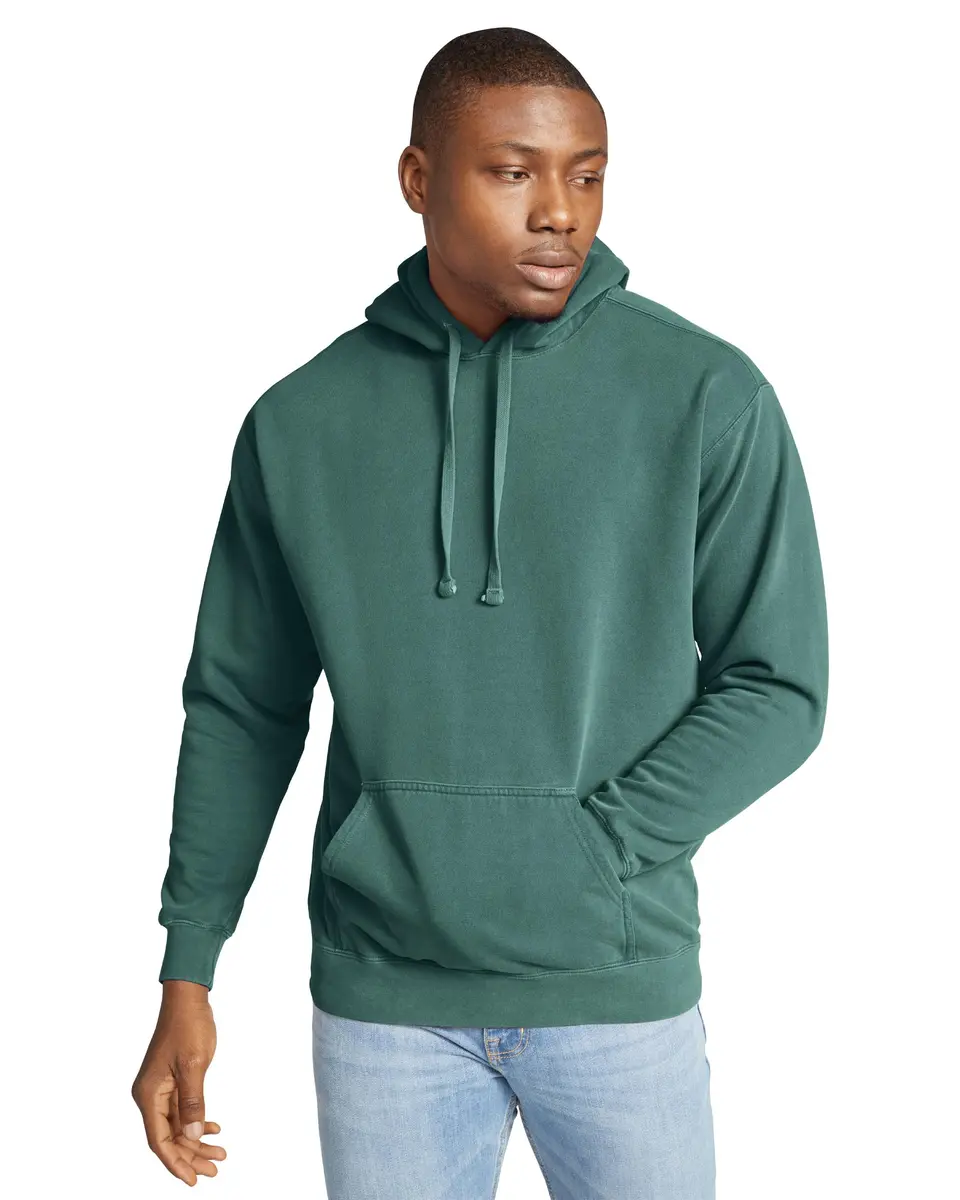Comfort Colors Ring Spun Sweatshirt Blue Spruce Large | Garment Dyed Cotton-Poly Blend - main product image