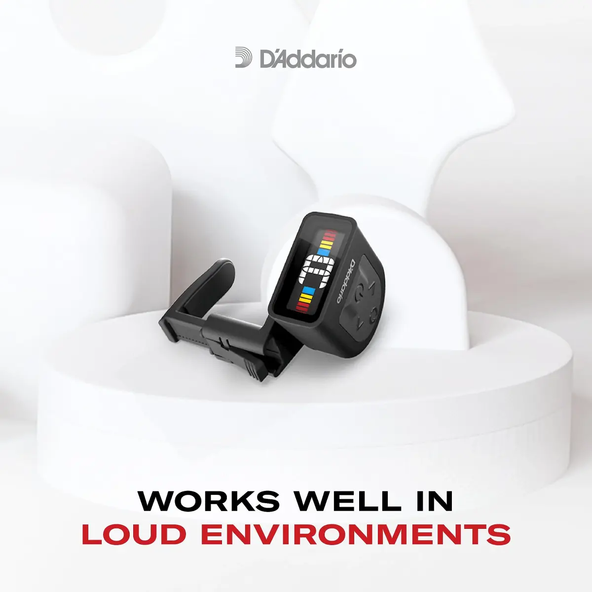 D'Addario Micro Headstock Tuner 2-Pack | Accurate Clip-On Tuning for All Stringed Instruments - view 5