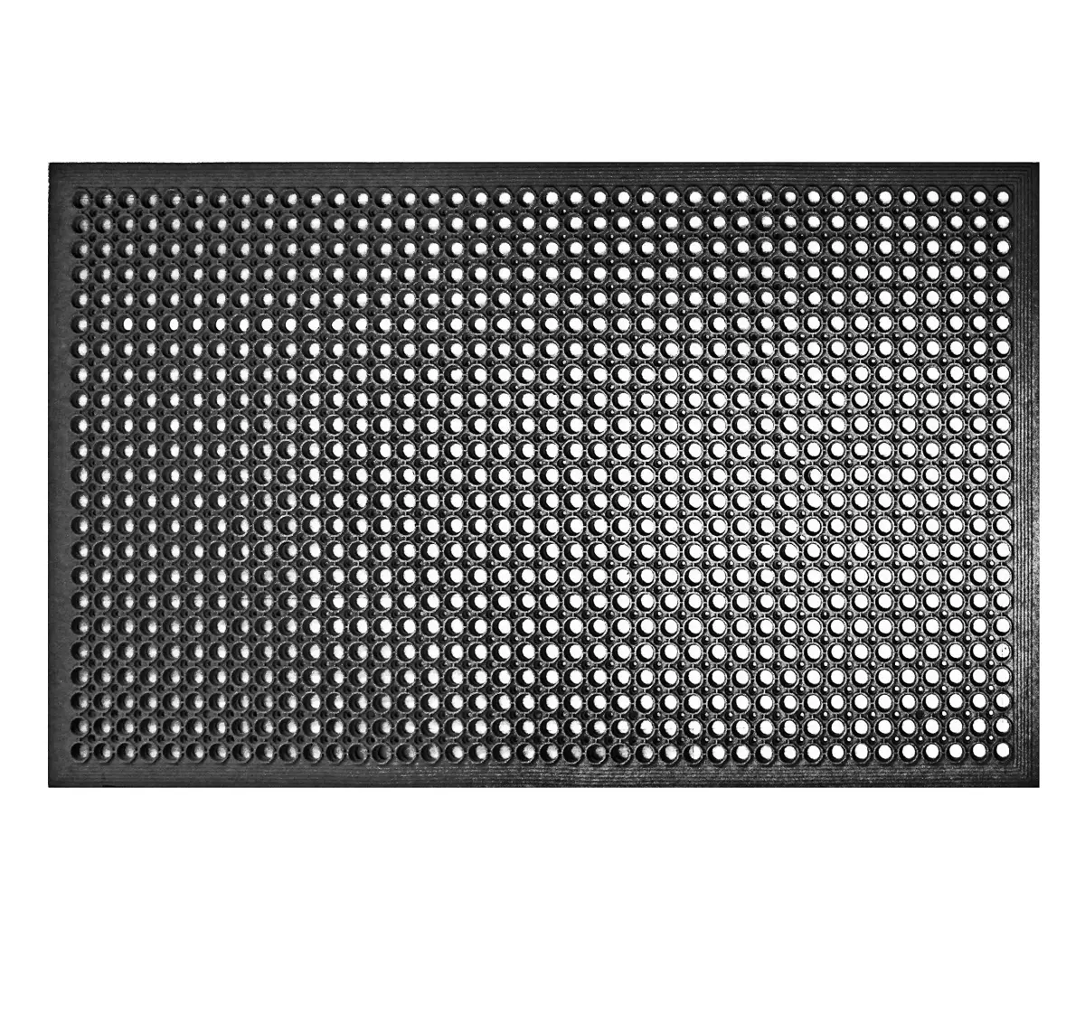 New Star Foodservice Commercial Grade Grease Resistant Anti-Fatigue Rubber Floor Mat 91cm x 152cm (36" x 60") | Grips Stairs in Ice & Snow - main product image