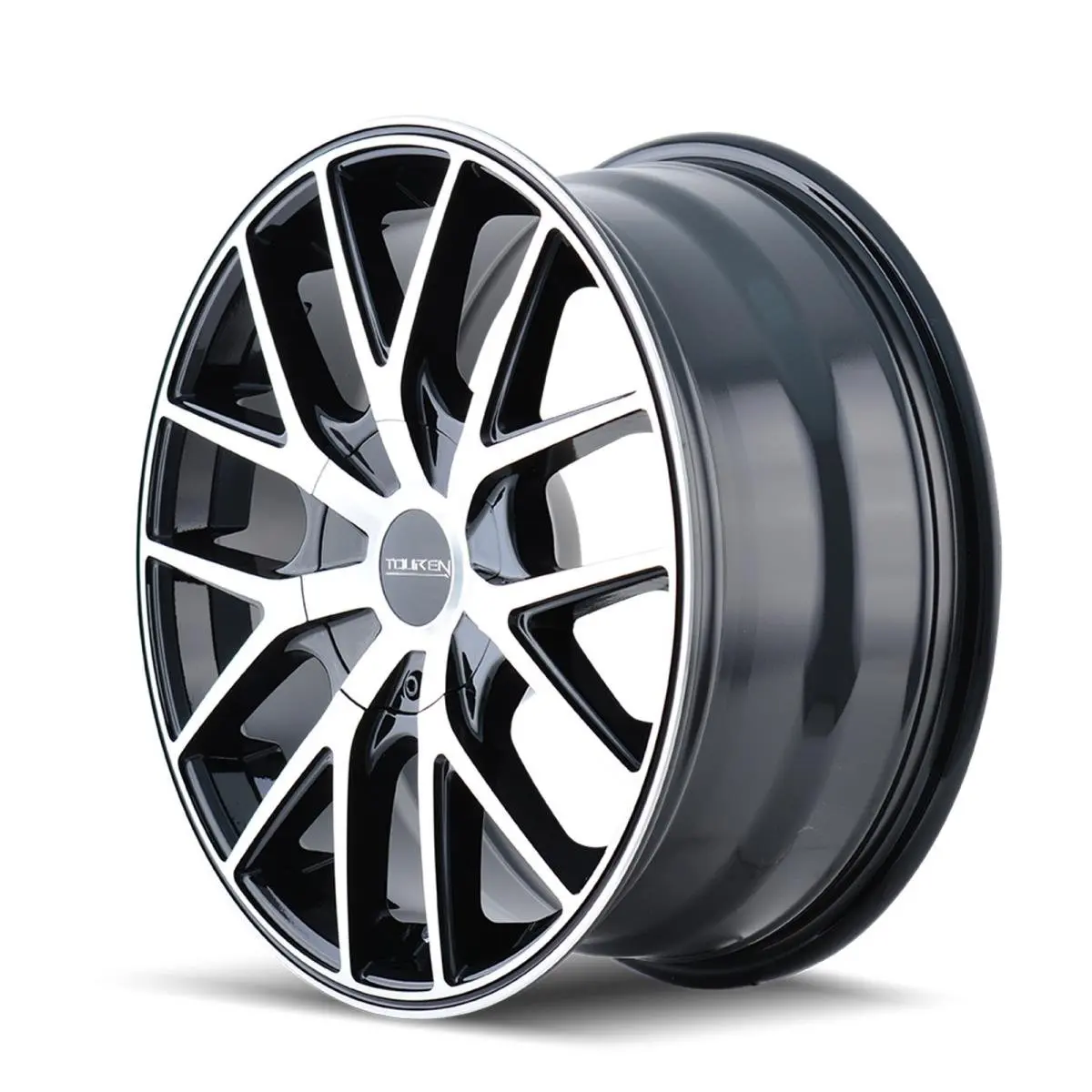 Touren TR60 18x8 Wheel | 5x110/115 Bolt Pattern, 40 Offset, Black/Machined Face/Black Ring - view 2