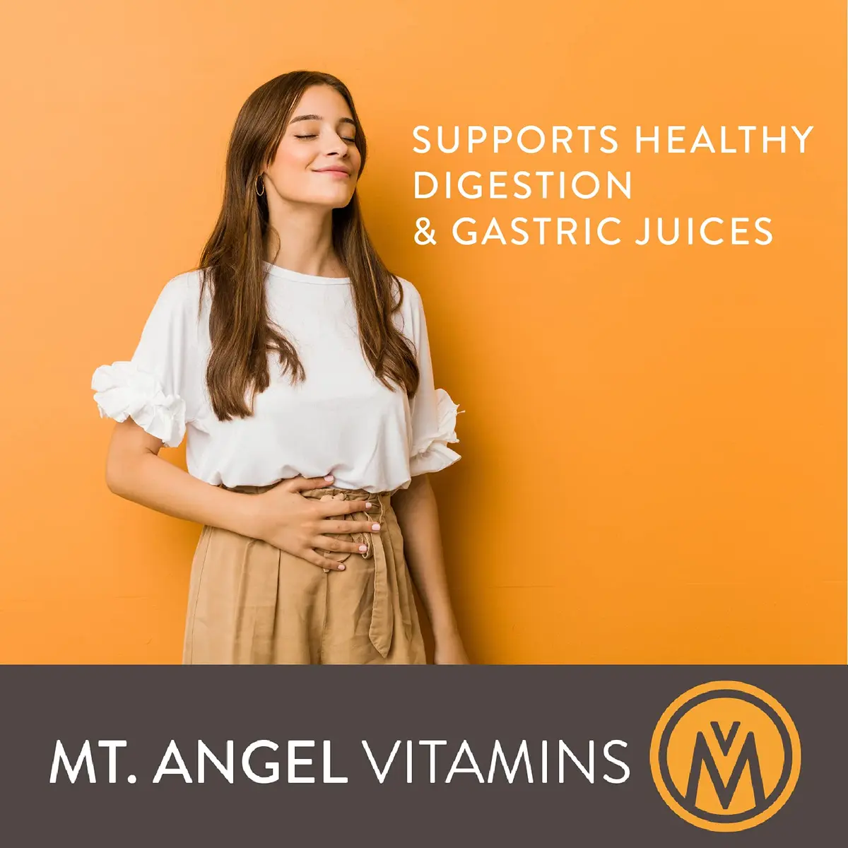 Mt. Angel Vitamins Hydrochloric Acid Betaine 100 Vegetarian Chlorocaps Supports Healthy Digestion & Gastric Juices - view 4