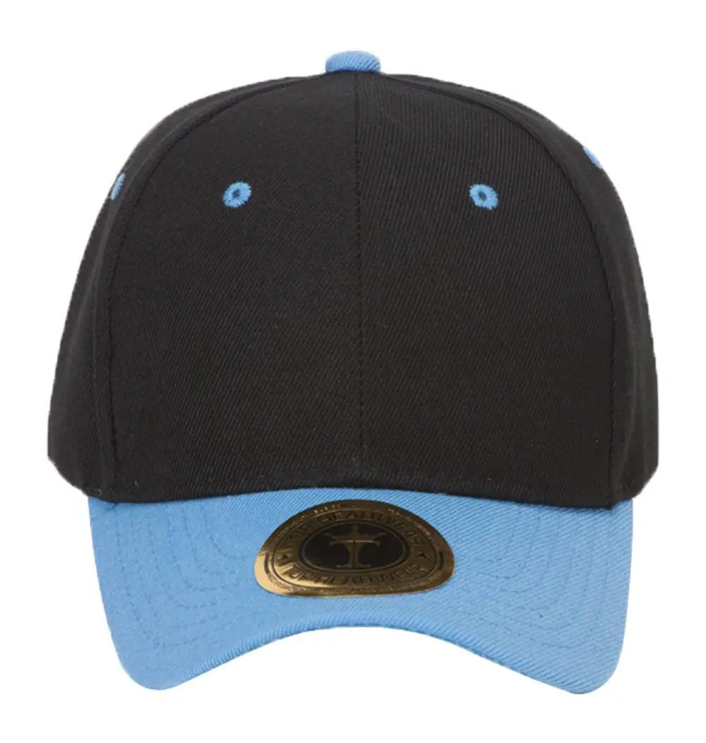 TOP HEADWEAR Adjustable Baseball Structured Cap Hat,Black Sky | Classic Fit, Solid Color, One Size - view 2