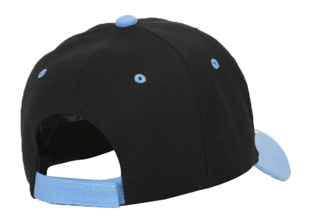 TOP HEADWEAR Adjustable Baseball Structured Cap Hat,Black Sky | Classic Fit, Solid Color, One Size - view 4