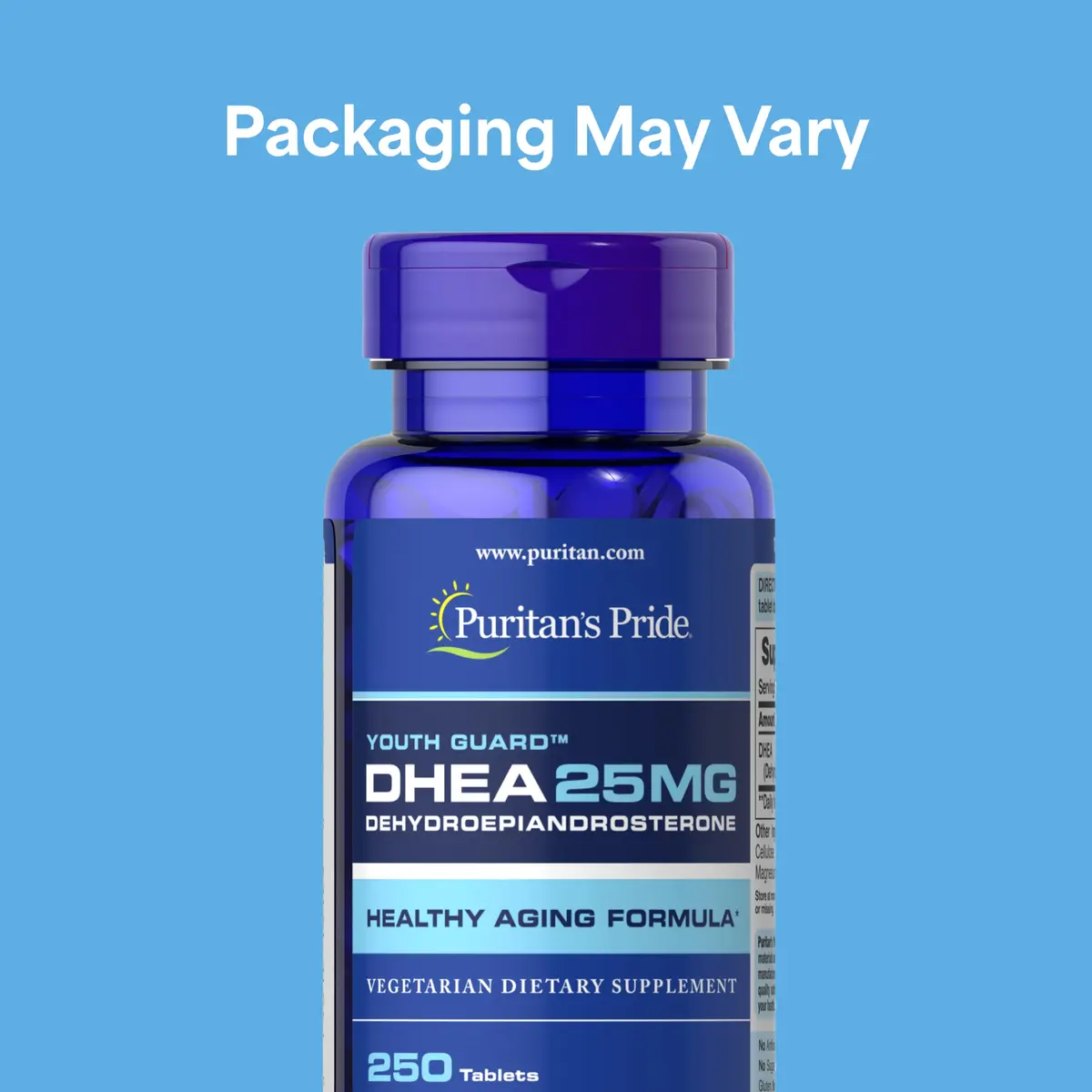 Puritan's Pride Youth Guard™ DHEA 25mg | Supports Healthy Aging & Hormone Balance - view 2