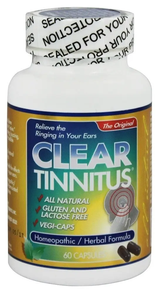 Clear Products Inc Homeopathic Formula for Tinnitus | Safe, Herbal Relief (60 Count) - main product image