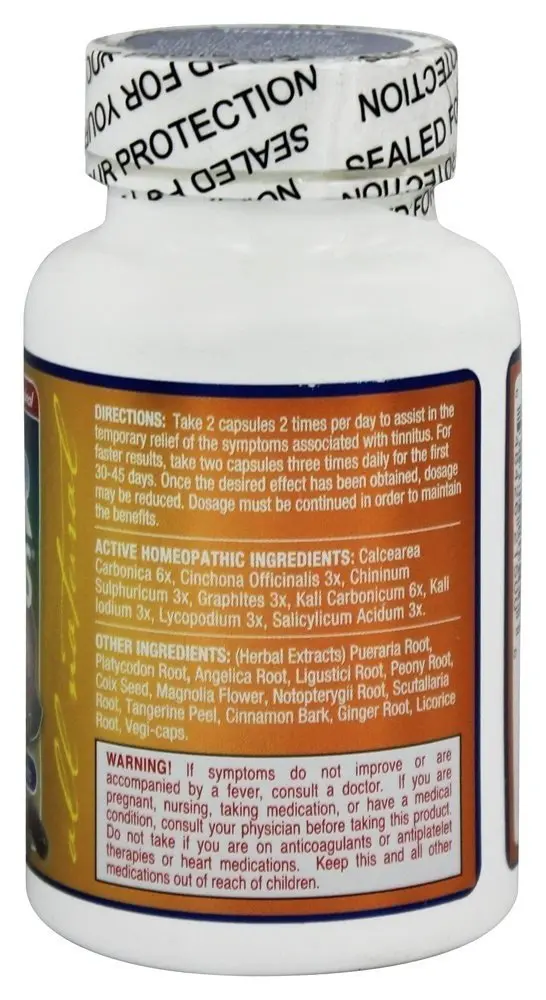 Clear Products Inc Homeopathic Formula for Tinnitus | Safe, Herbal Relief (60 Count) - view 2