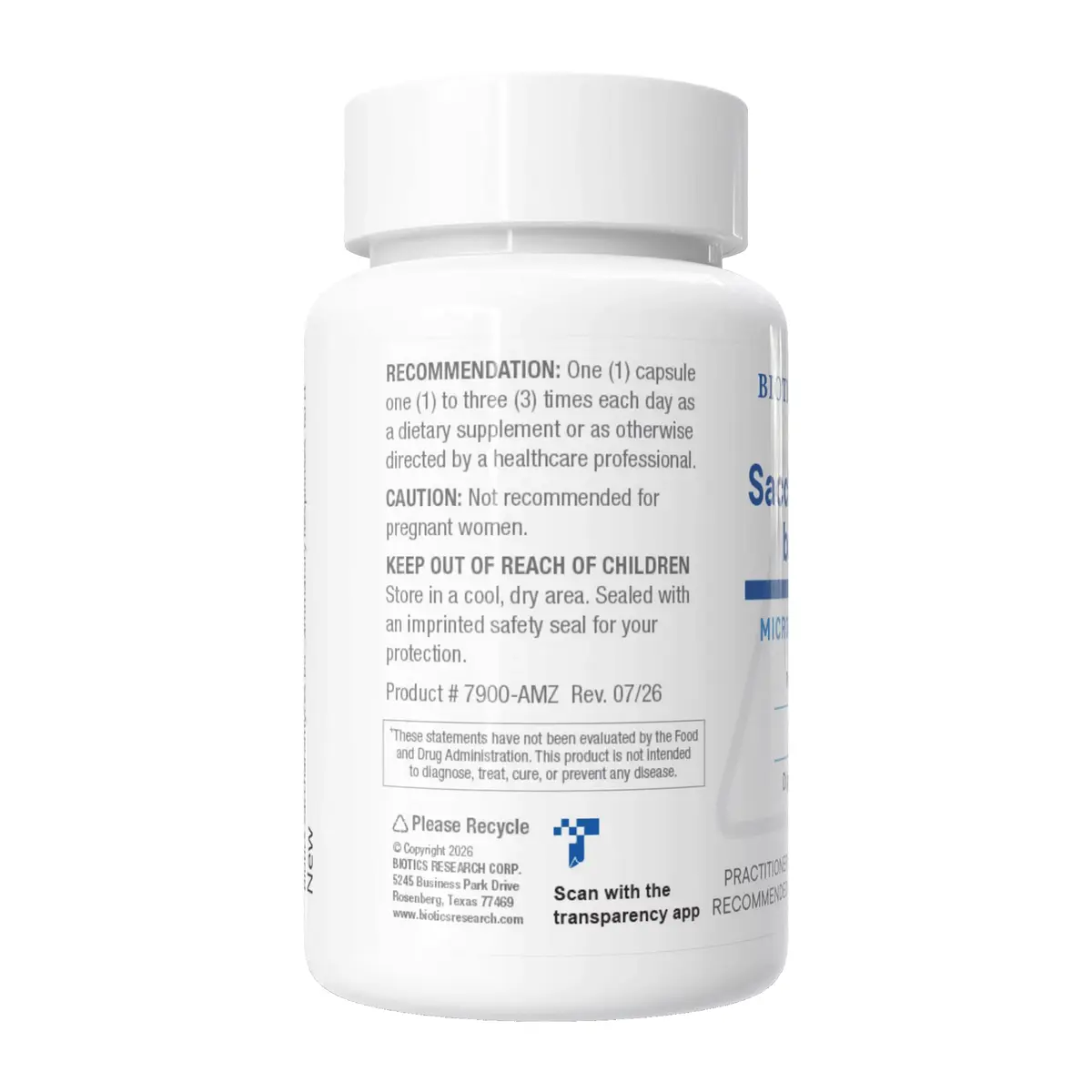 BIOTICS RESEARCH Saccharomyces boulardii Probiotics 235 Mg | Supports Gut & Immune Health - view 3