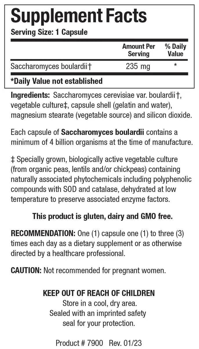 BIOTICS RESEARCH Saccharomyces boulardii Probiotics 235 Mg | Supports Gut & Immune Health - view 4
